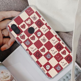 Ốp Vsmart Active 1 / Active 1 Plus / Active 1+ gấu Bear rick caro vuông thời trang siêu đẹp