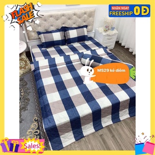 Ga Trải Giường 1m6x2m chọn mẫu ngay trên bài đăng,sẵn tại kho hcm(kẻ bao diêm)