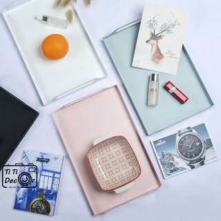 Khay chữ nhật trang trí chụp ảnh, decor nhà cửa, cửa hàng