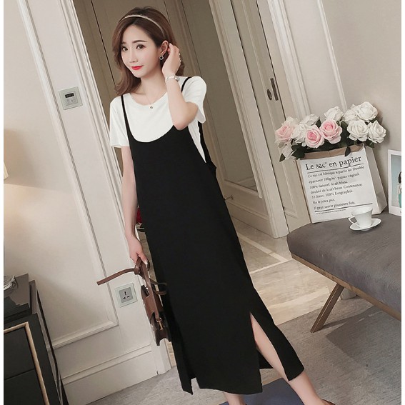 Đầm bầu công sở maxi