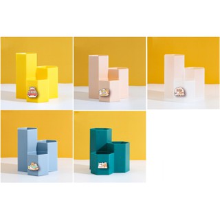 Ống cắm bút nhựa nhiều ngăn tonton CBTI14 ống đựng bút ống cắm bút cute dễ thương