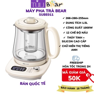 Bản Quốc Tế - Máy Pha Trà Mini,Chưng Yến,Đun Nước_Giữ Ấm Bear SUBE011(YSH-C15Q5) Dung Tích 1.5L- Bảo Hành 18 Tháng