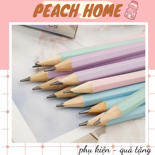 Bút Chì Pastel 2B Lục Giác Xinh Xắn Dành Cho Học Sinh