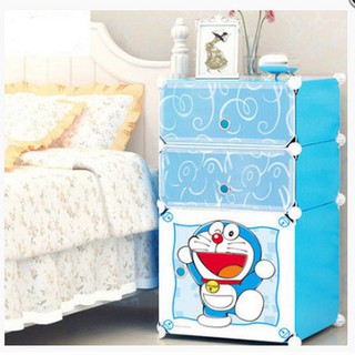 Tủ nhựa ghép tủ đầu giường 3 tầng