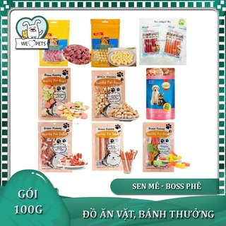 Đồ ăn vặt, bánh thưởng, Pate, Xúc xích, Xương gặm cho chó mèo - Lida Pet Shop
