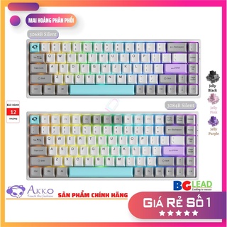 [Chính hãng] Bàn phím cơ không dây AKKO 3068B / 3084B Plus Multi Modes Silent Bluetooth 5.0 / Hotswap / Wireless 2.4Ghz