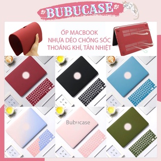 Ốp Macbook - Case Macbook Nhựa Dẻo Màu Pastel - Combo 2in1 Tặng Kèm Phủ Phím Cùng Màu - Full Dòng Máy - Link 1