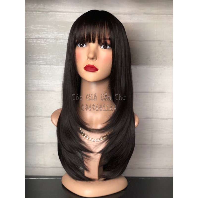 TÓC BỘ LAYER 50cm NÂU ĐEN