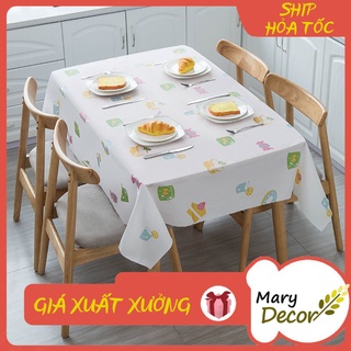 [ĐẸP XỊN] Khăn trải bàn ăn chống thấm phong cách Hàn Quốc