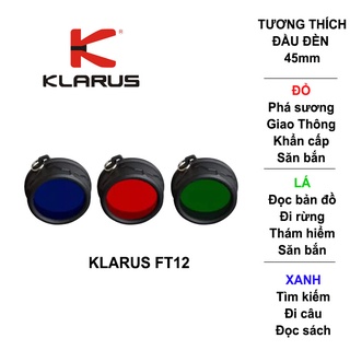 Kính lọc màu KLARUS FT12 - dành cho XT12GT / XT15 Đèn &amp; Đèn pin