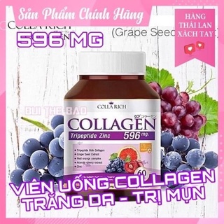 Collagen 596mg Thái Lan 60v bổ sung dưỡng chất làm đẹp