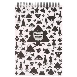 Sổ Lò Xo Monster Gang - Mẫu 3 - Hình Tam Giác - Khai Trí Stationery