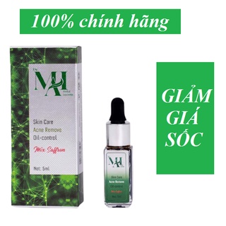 Chính hãng Dr MAI mix saffron dành cho da dầu mụn thâm sẹo se khích lỗ chân lông mỹ phẩm thiên nhiên thảo mộc (5ml)
