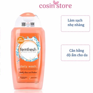 Dung Dịch Vệ Sinh Phụ Nữ Cao Cấp Femfresh Daily Intimate Wash 250ml - Màu Cam