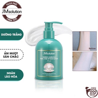 Sữa Dưỡng Trắng Da Toàn Thân Từ Ngọc Trai JMsolution Marine Luminous Pearl Tone Up Body Lotion 200ml