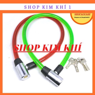 [Kim khí] khoá dây cáp chống trộm, khoá dây xe đạp, xe máy nhiều loại