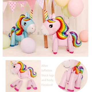 ( NGỰA PONY ) BÓNG NHÔM PONY TRANG TRÍ SINH NHẬT CHO BÉ