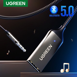 [Mã ELHACE giảm 4% đơn 300K] Bộ thu âm thanh Bluetooth 5.0 Chính Hãng Ugreen 70601 CM309 tích hợp mic đàm thoại