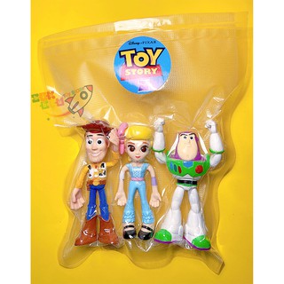 Bộ sưu tập 3 nhân vật Toy story Lightyear-Woody-Bo Peep - Hàng chính hãng
