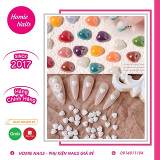 charm trái tim Nail phong cách hàn quốc (gói 50c)