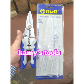Kìm tuốt dây bấm cos cắt cáp đa năng 3 trong 1 RUR R2350