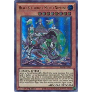 Thẻ bài Yugioh - TCG - Heavy Beetrooper Mighty Neptune / BODE-EN087'