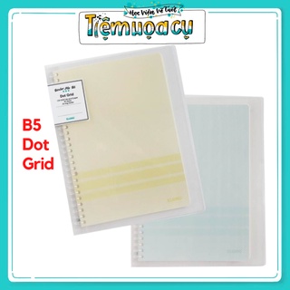 [HVVT] Sổ Dot Grid File Nhựa Kẹp Còng B5 KLONG - 40 tờ ; MS: 545