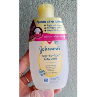 (100ml) Sữa tắm gội toàn thân gohnson Baby(date 2022)