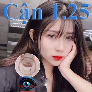 {Cận 1.25}-Lens Kính áp tròng Cận ( Giá 1 đôi-Kèm Khay)