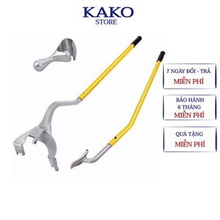 Lơ via ra vào lốp bộ móc tháo lắp lốp, bộ cào vỏ không săm xe tải bằng tay