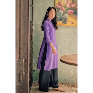 Sumire Store Áo dài Dáng xưa Yên Phương Tím Huế