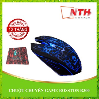 CHUỘT CHUYÊN GAME BOSSTON R300 + LÓT
