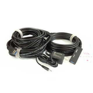 Cáp usb nd Ztek 15m ZE 646 (3.0) , Cáp USB nối dài 15m Ztek ZE 646 có nguồn ngoài, usb 3.0