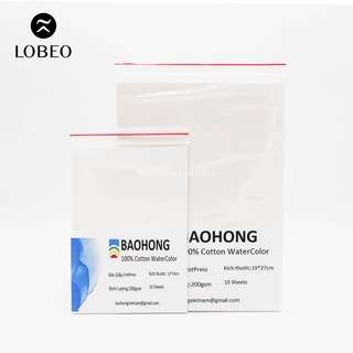 [Mã LIFEB04ALL giảm 10% tối đa 15K đơn 0Đ] [ LỖ STORE ] Giấy Baohong 200gsm túi 10 tờ