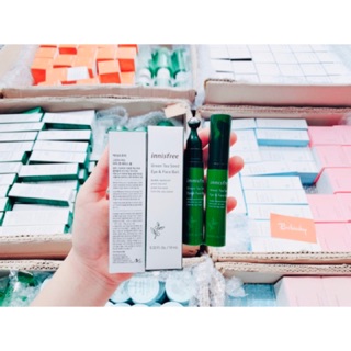 THANH LĂN DƯỠNG MẮT + MẶT INNISFREE GREEN TEA SEED EYE + FACE BALL