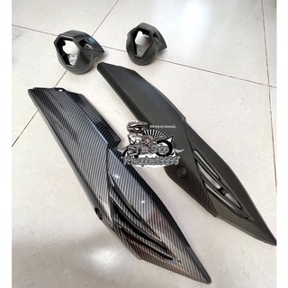 Ốp pô và Đít pô Winner V1 Đen Và Carbon
