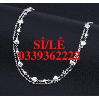 [ HAIANHSHOP ] Lắc chân bạc Hàn Quốc 7g