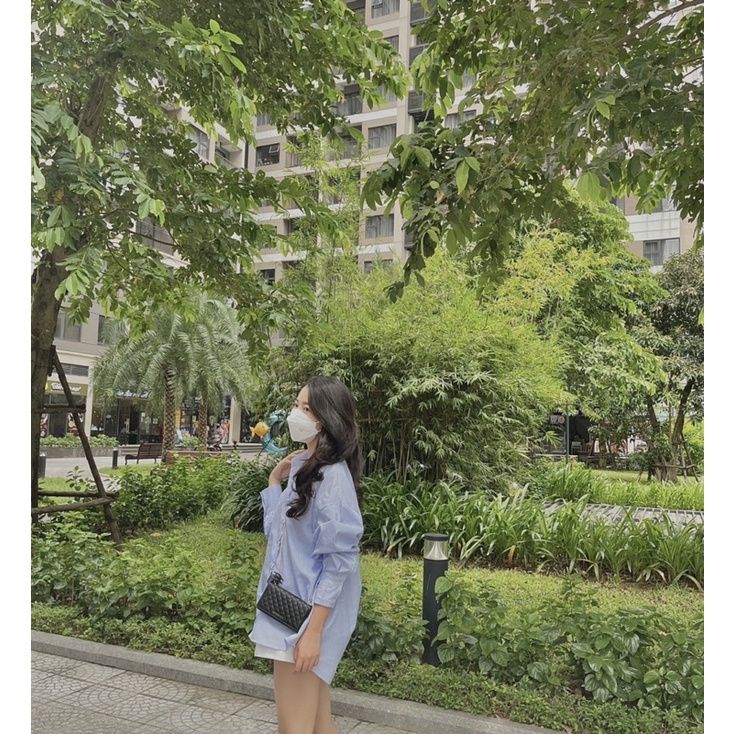 Áo sơ mi kẻ basic