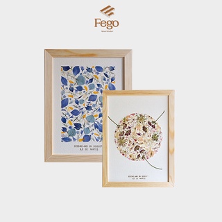 Khung ảnh 2 mặt để bàn FEGO A3, A4, A5 bằng gỗ (kèm 2 mặt mica trong) treo tường trang trí decor nhà cửa