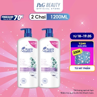 Combo 2 Dầu Gội HEAD &amp; SHOULDERS Chai 1200ML Cho Da Đầu Ngứa