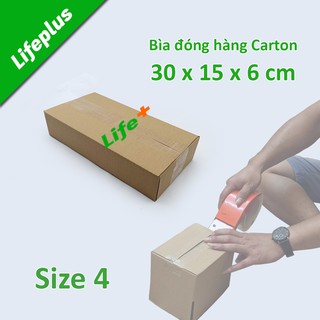 Combo 20 hộp đóng hàng loại đẹp (size 4) 30x15x6cm