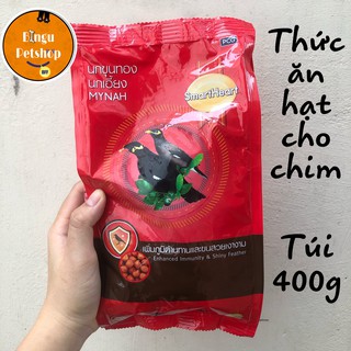 Cám SmartHeart 400g - Thức Ăn Cao Cấp Cho Chim Nhồng, Sáo, Cưỡng, Két