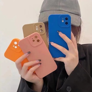 Ốp điện thoại viền vuông màu trơn chống sốc cho Realme 9i 9 8 7 Pro 5 5i 5s 6i 7i 8i V15 Q3 Narzo 20A 2021 4G 5G
