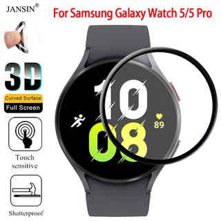 Miếng dán  Jansin 3d bảo vệ mặt đồng hồ Samsung Galaxy Watch 5 5 Pro 40mm 44mm 45mm 5