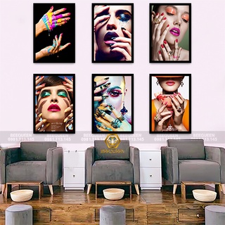 [201-220] 20 Mẫu Tranh Nail Trang Trí Tiệm Nail - Phong Cách Nail Art