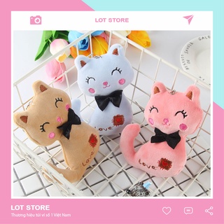 Móc khóa hình gấu treo balo túi xách siêu cute LOTSTORE MK17