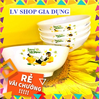 Set 6 Tô Sứ Tráng Men Cao cấp hoạ tiết cô gái Quà Tặng từ Unilever