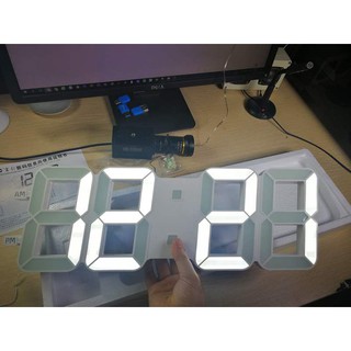 Đồng hồ Led treo tường 3D - Khổ lớn phù hợp văn phòng, phòng họp, bể bơi, cầu thang máy