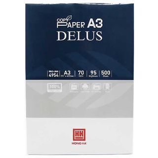 Giấy Photo A3 Định Lượng 70 Gsm Delus Hồng Hà 4954