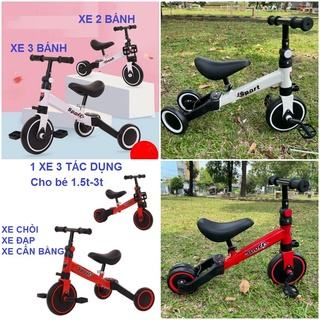 [HÀNG NGUYÊN THÙNG] Xe chòi chân đa chức năng cho bé - Xe chòi 3in1 vừa chòi vừa cân bằng vừa tập đạp